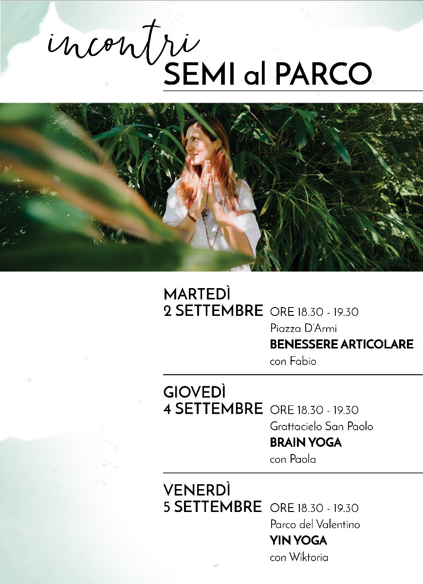 Yoga al parco Torino Estate 2024 Yoga al parco Torino Estate 2024